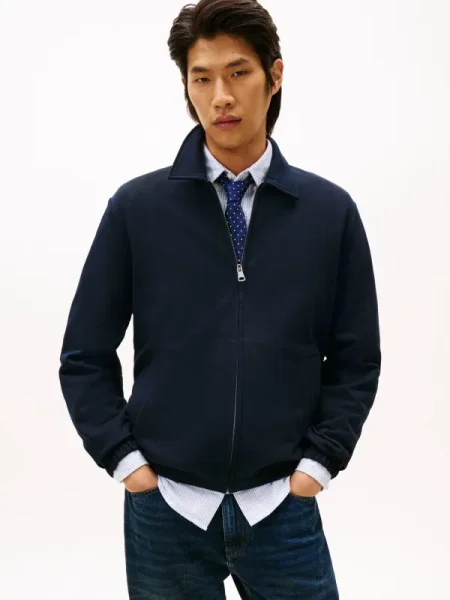TOMMY HILFIGER Hanorac ESSENTIAL marin albastru