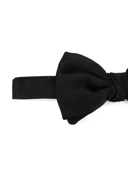 Hedvábný motýlek Giorgio Armani s mašlí černý