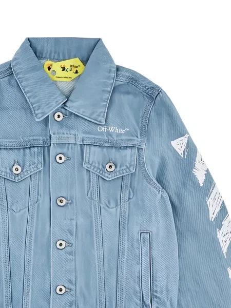 Τζιν μπουφάν Off-white λευκό