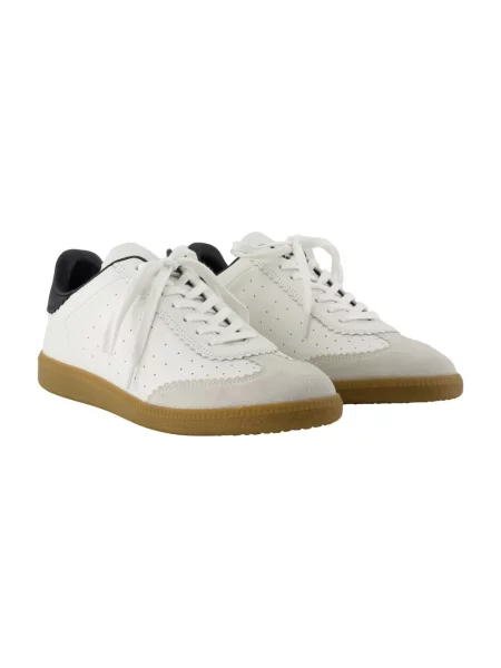 Sneakersy Isabel Marant skórzane białe