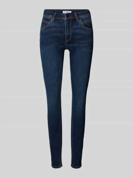 Jeansy o kroju slim fit z dodatkiem streczu Marc O'polo Denim niebieskie