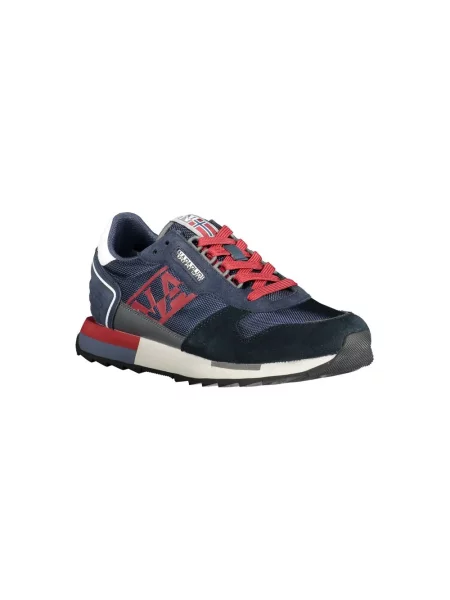 Sneakersy Napapijri skórzane niebieskie
