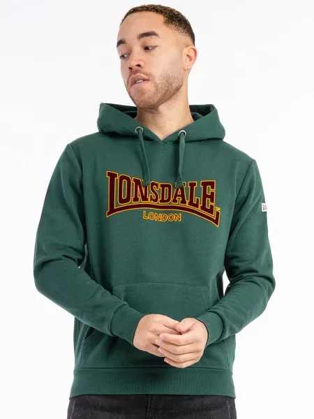 Худи Lonsdale зеленое