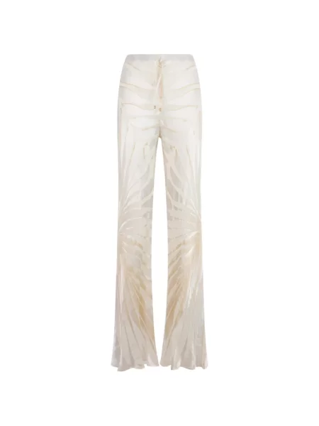 Pantaloni Roberto Cavalli cu cordon alb