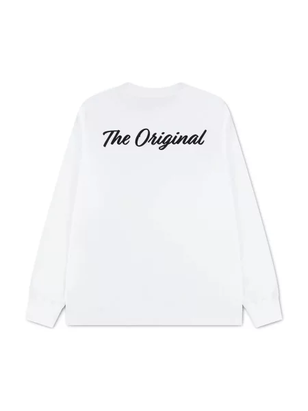 Levi's majica dugih rukava za djecu s pamukom CLASSIC TEE bijela