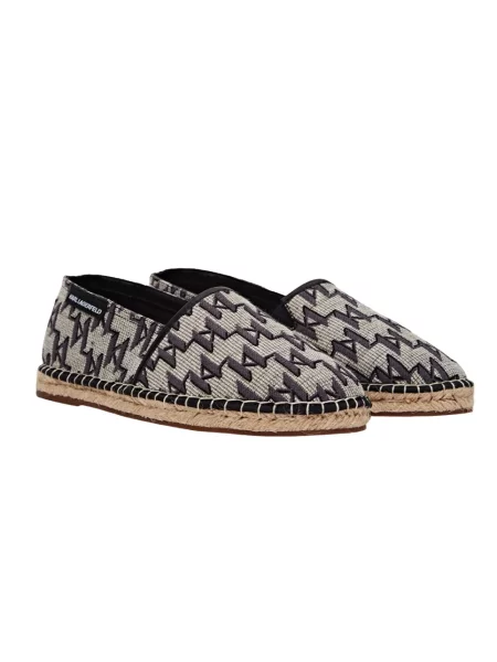 Espadryle Karl Lagerfeld brązowe