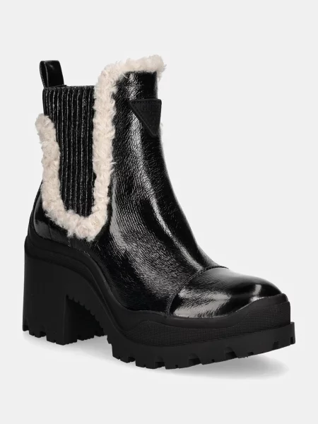 Боти челси Guess с дебел черно