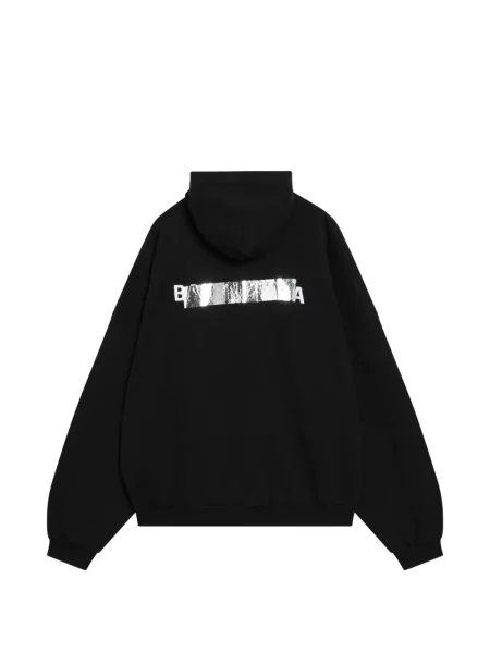 Hanorac cu glugă Balenciaga negru
