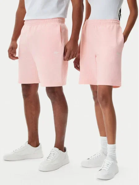 Къс панталон Lacoste розово