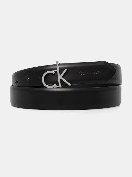 Calvin Klein Дамски Ck Buckle Belt черен