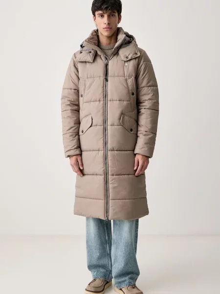 G-Star długa kurtka Long Padded beżowa