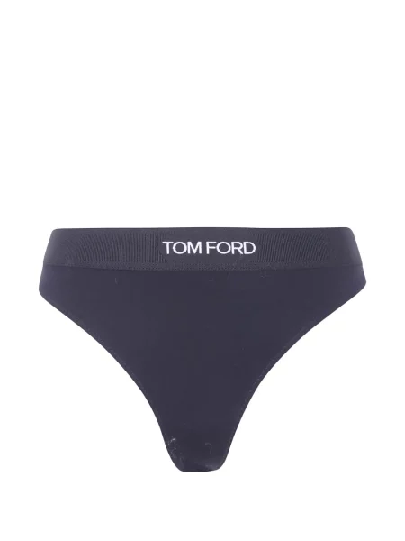 Chiloți tanga Tom Ford cu autograf negru