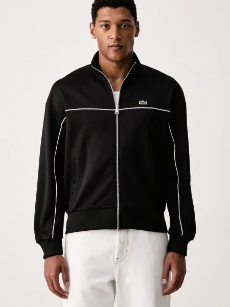 Hanorac sport Lacoste negru