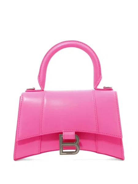 Чанта Balenciaga Hourglass розово