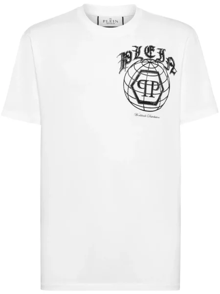Tricou Philipp Plein alb
