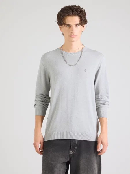 Volcom Sveter UPERSTAND svetlosivá