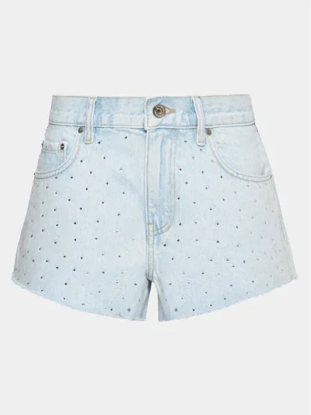 Gina Tricot Pantaloni scurți de blugi albastru