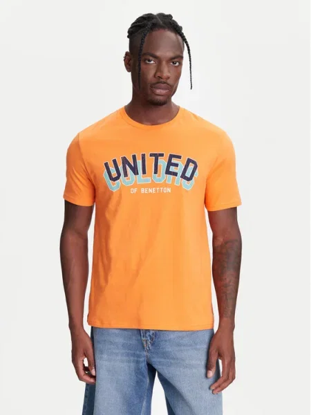 United Colors Of Benetton Póló narancssárga