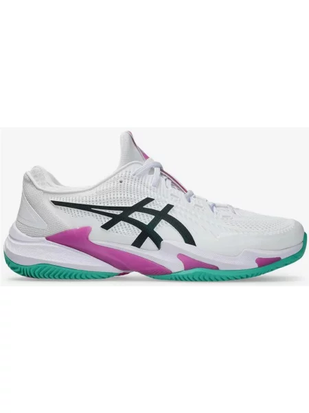 Buty do biegania asics Court FF 3 Clay czarny różowy zielony 40 biały