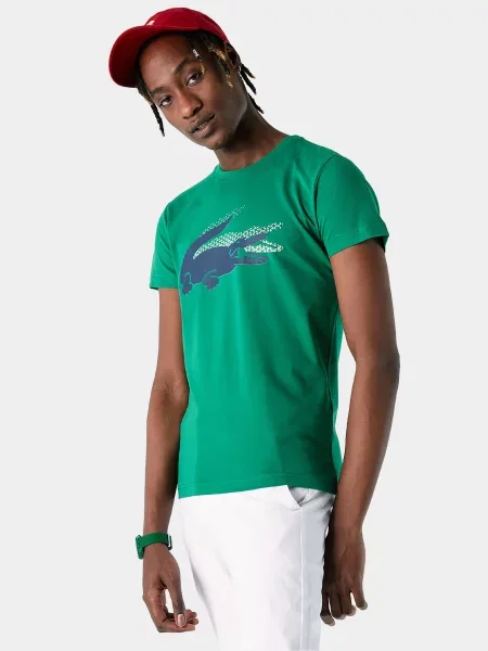Lacoste Футболка зелений