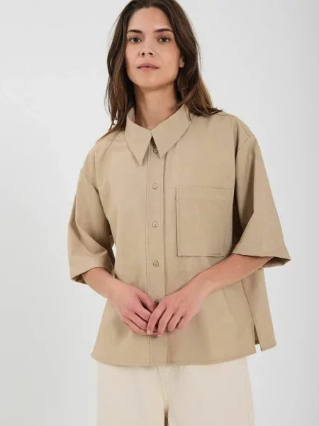 NORR Tricou bej