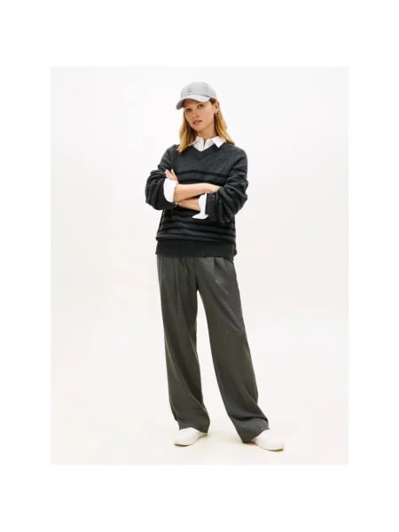 Spodnie Tommy Hilfiger szare