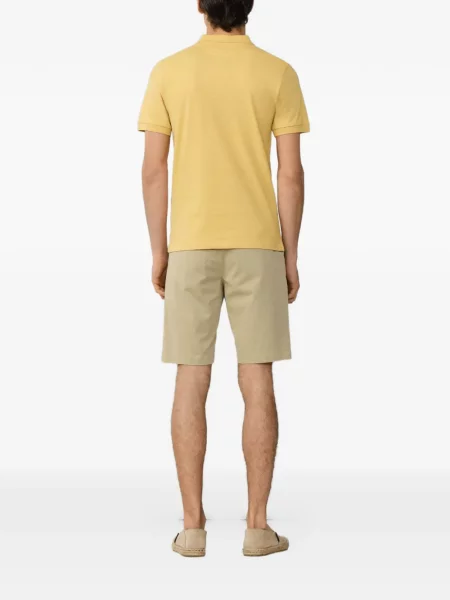 Tricou polo Hackett cu broderie galben