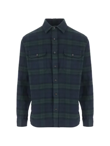 Cămașă Polo Ralph Lauren în carouri de flanelă clasică albastru