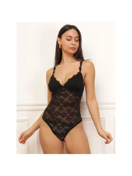 Top La Modeuse negru