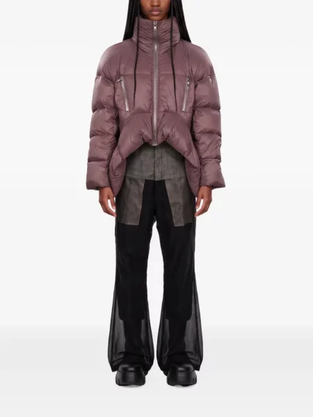 Matlasat geacă Rick Owens roșu
