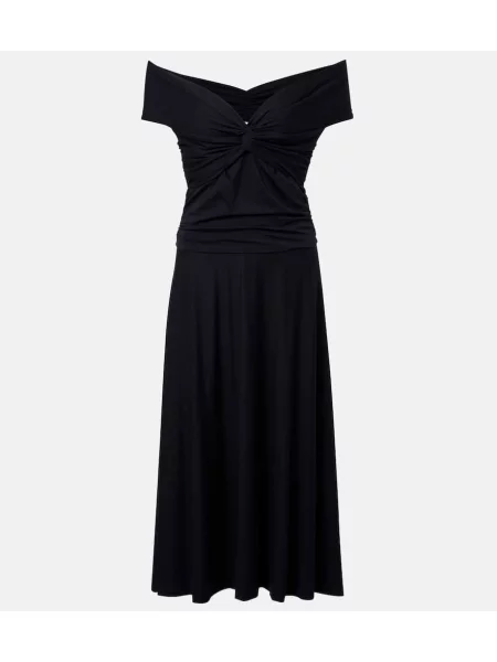 Rochie midi Dorothee Schumacher până la genunchi de costum negru