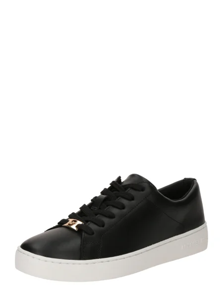 Sneakerși Michael Michael Kors cu șireturi din dantelă negru