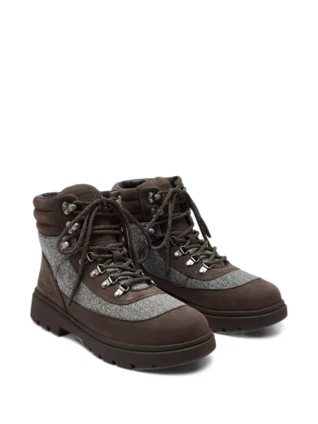 Botine Moon Boot din fetru maro