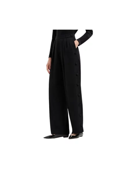 Spodnie Emporio Armani czarne