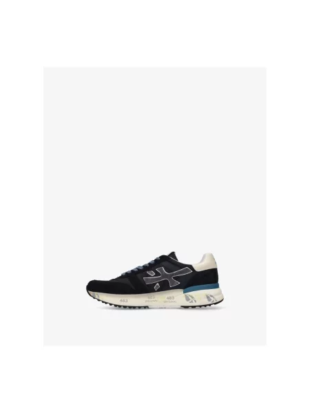 Premiata Sneakers MICK cu adaos de piele albastru