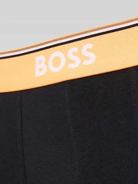 Obcisłe bokserki z elastycznym z logo w zestawie 3 szt. Boss czarne