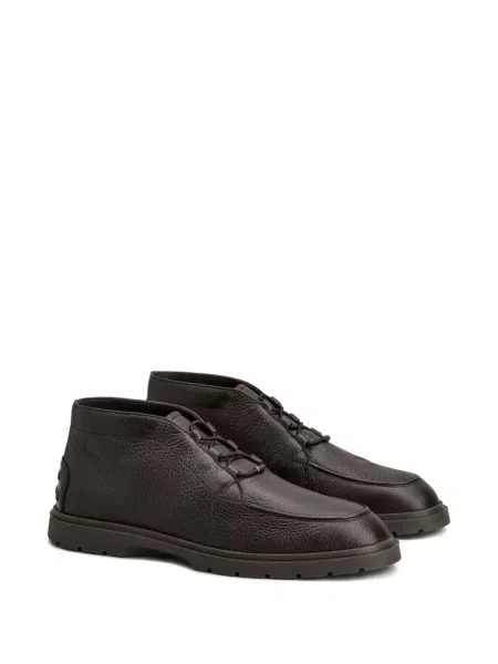 Боти Tod's с връзки с дантела черно