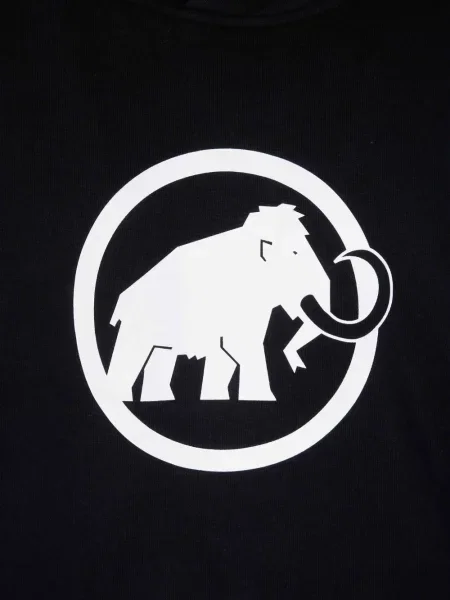 Hanorac cu glugă Mammut cu imagine negru