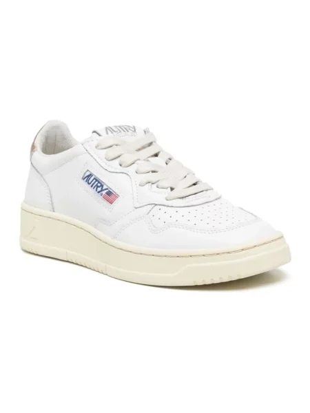 AUTRY sneakersy skórzane Medalist Low białe