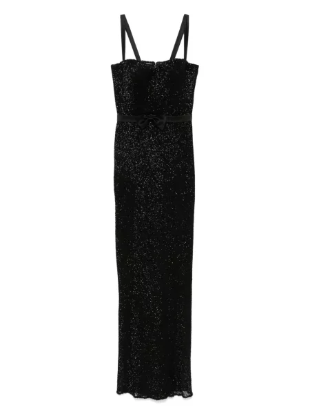 Rochie Silk Love & Lace de mătase de costum negru