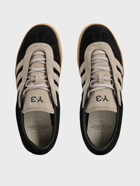 Кожаные кеды Adidas черные