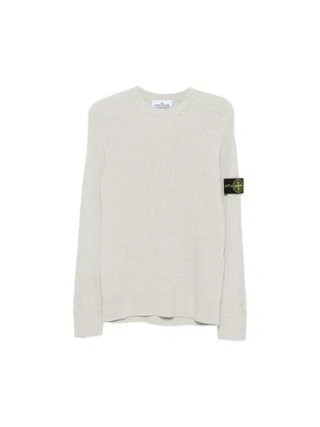Sweter Stone Island z kamieniami szary