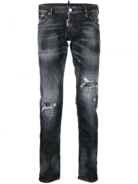 Skinny fit traperice Dsquared2 s izlizanim efektom plava