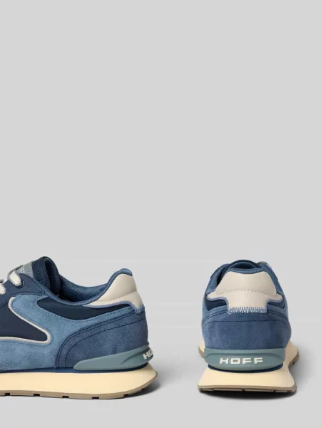 Sneakersy z mieszanki skóry z detalem z logo model City' Hoff granatowe