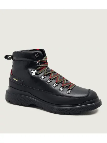 Botine Hugo din piele negru