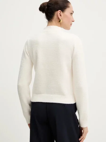 Morgan pulover cu turtleneck MIRO bej