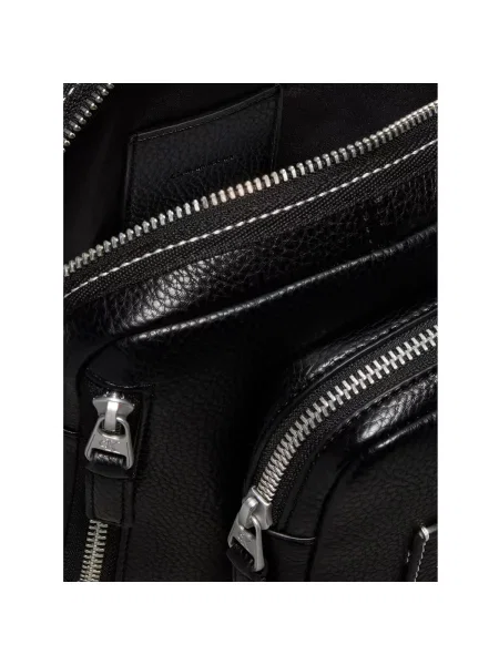 Taška cez rameno Calvin Klein Bold Pebble Square Crossbody čierna