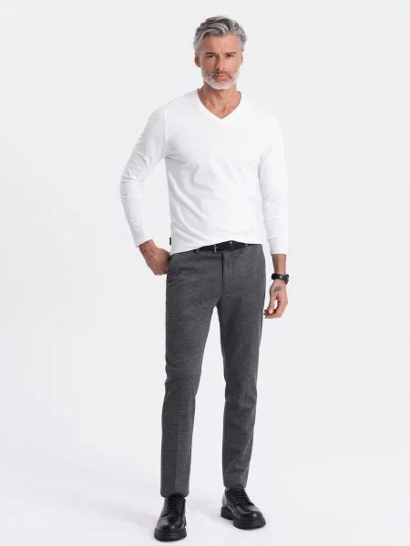 Тениска с дълъг ръкав Ombre бяло