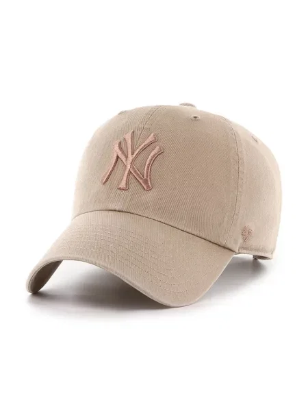 47 brand czapka z daszkiem MLB New York Yankees brązowa