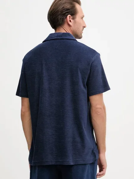 Tommy Hilfiger polo z bawełną SUMMER granatowa